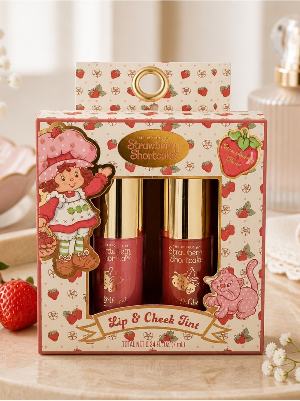 Strawberry Shortcake Lip & Cheek Tint Set NIB